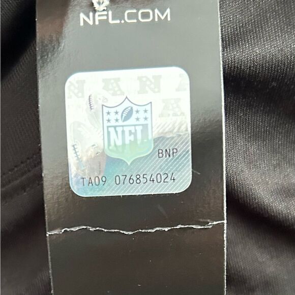 NWT New York Jets NFL Team Apparel Short Sleeve Black Jersey 2XLT - Picture 4 of 7